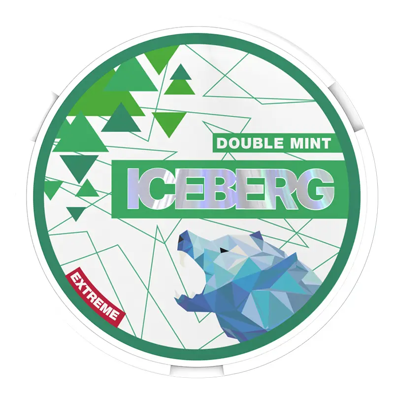  Double Mint Extreme Nicotine Pouches by Ice Berg 50mg/g 